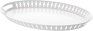 Ikea romantic tray, white, 52x39 cm (20x15).. DIAYTAR NIGERIA: Your trusted e-commerce partner with extensive product choices and affordable delivery.