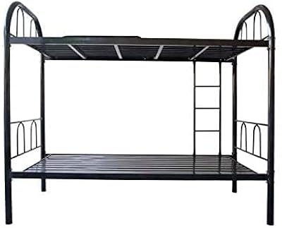 Bunk bed in black steel galaxy design with 2 layers (without mattresses).. Whether you're in Lagos, Abuja, or anywhere in between, DIAYTAR Nigeria ensures your online shopping experience is smooth, affordable, and fast.