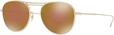 Polish/OV OV1226S - 5236F9 sunglasses with golden mirror glasses Auburn 52 mm, polished gold, one size.. Shop smart, shop DIAYTAR - Nigeria's most affordable e-commerce platform with nationwide delivery.