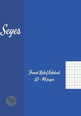 French Ligné notebook Seyes: Bloc lined French Large Carreaux 2020 | real white paper A5 96 pages to write | 8 mm lined writing paper | blue cover.. Shop with purpose at DIAYTAR NIGERIA, where your money goes further and delivery is always prompt.