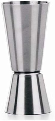 Garden of arts 2 -shaded doser cup, steel with a plain finish, screw doser glass, 30 ml/60 ml, single pack in smooth steel.. Shop smart, shop DIAYTAR - Nigeria's most affordable e-commerce platform with nationwide delivery.
