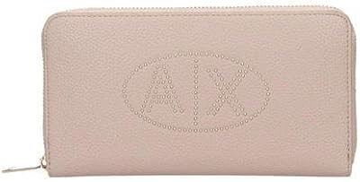 Armani Exchange wallet with two round shutters with zipper on the front for women, noise.. From daily needs to rare finds, DIAYTAR Nigeria brings it to your door.