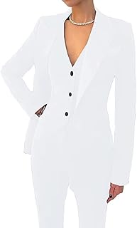 Set of 3 -piece Smoking costume for women with relaxed business suit for women.. DIAYTAR NIGERIA: Where value meets variety with reliable nationwide delivery in under 8 days.