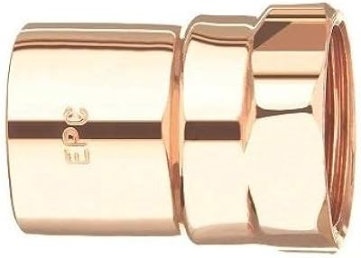 Elkhart brass adapter 3-44 inch copper x 10-room female made in the United States.. DIAYTAR NIGERIA: Your trusted e-commerce partner with extensive product choices and affordable delivery.