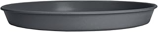 The round plastic plant in HC Cubaniz Prima 10.5 "plastic plastic - interior and outdoor plants for pots - 10.63" x 10.63 "x 1.26" hot gray.. Make every purchase count with DIAYTAR Nigeria — shop smart, shop fast.