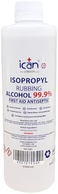 Isopropyl alcohol disinfectant 99.9% of Ikan First Aid 500 ml.. Experience budget-friendly shopping at DIAYTAR NIGERIA, Nigeria's premier online marketplace with quick delivery.