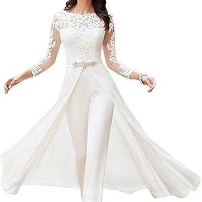 Wedding dresses for women with removable skirt for large formal bride with detachable white lace.. Discover the convenience of DIAYTAR NIGERIA's vast e-commerce platform with delivery in just 5-8 days.
