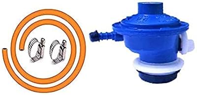 VIUMI gas pipe regulator, blue aluminum aluminum aluminum adapter regulator and free 1.5 meter Suraksha hose 2 gas clips (blue gas hose control).. Experience shopping satisfaction with DIAYTAR NIGERIA's vast selection and budget-friendly delivery options.