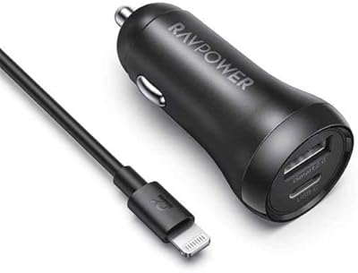 RAVPOWER car charger 2 ports - 49 W PD PIONEER 2 -PACK.. DIAYTAR NIGERIA connects your desires with reality through our affordable e-commerce platform and quick delivery.
