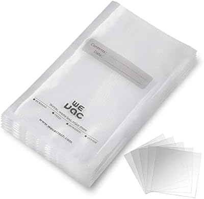 100 liter Wevac vacuum bags, 8 x 12 inch, for food storage, seal-a-mill, Weston commercial quality, BPA without, robust, perfect for vacuum storage, meal preparation or simply melted.. Save time and money with DIAYTAR Nigeria’s online store.