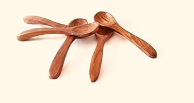 Masala wooden spoon of Garden of Arts (small, 5 inch) - Set of 6.. DIAYTAR NIGERIA brings the market to your screen with thousands of affordable products delivered to your door.