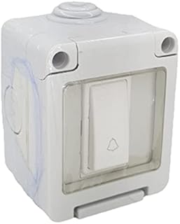 Royal waterproof outdoor exterior switch socket and IP55 gray weather resistant (bell switch).. DIAYTAR NIGERIA: Your partner in affordable online retail with reliable delivery across the nation.