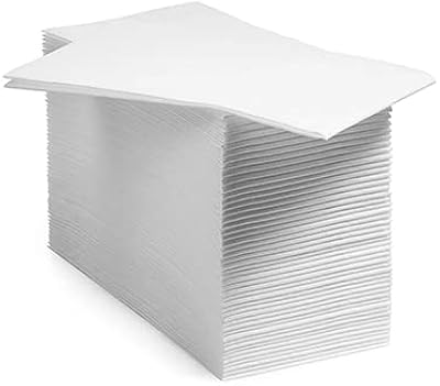 K MAKI [100 pieces] Disposable paper towels towels in linen fabric guest towels White hand towels for bathroom dinner 12 x 17 inches.. Your ultimate shopping destination, DIAYTAR NIGERIA combines extensive selection with affordable shipping.