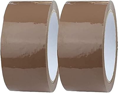 2 -inch brown brown packaging ribbon for packages and boxes.. DIAYTAR NIGERIA: Where quality products become affordable with our nationwide shipping service.