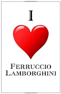 I Love Ferruccio Lamborghini: notebook - Line newspaper 6x9 - 110 pages - Soft cover - Ideal for a birthday gift (perfect personalized gifts, historical).. Affordable online shopping is just a click away with DIAYTAR Nigeria.