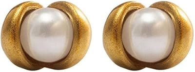 Vintage Douban Earrings In Silver S925 Gold Plated (Color: Bourgeon earrings).. DIAYTAR NIGERIA combines extensive product options with budget-friendly prices, delivered in 5-8 days.