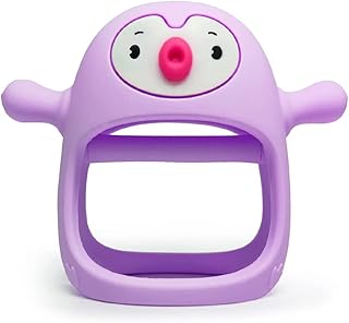 Smiley Mia Never Falls silicone teeth of Penguin Buddy for babies from 0 to 6 months old.. DIAYTAR NIGERIA revolutionizes access to quality products with affordable prices and dependable shipping.