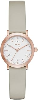 DKNY analog quartz watch for women with veal leather bracelet, gray, bracelet.. DIAYTAR NIGERIA: Creating access to affordable products for every Nigerian with our swift delivery service.