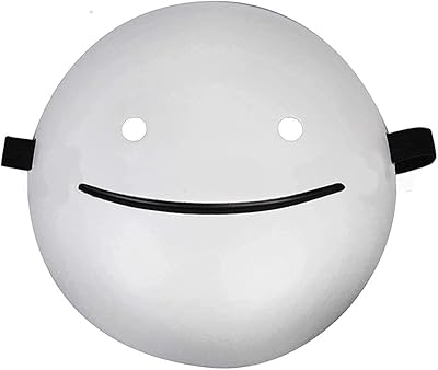 White Halloween Mask Dream Cosplay Full Face Dream Cosplay White Halloween Smilee Mask White Cosplay Mask For Adults and Children.. DIAYTAR NIGERIA brings affordable shopping to every Nigerian home with delivery in just 5-8 days.