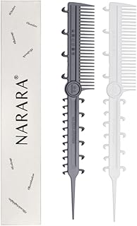 Narara professional weaving comb - Combles for everyone, comb for hair strands, hair dyeing, K -POP hairstyle for hairstyle (2 pieces).. Your complete retail destination, DIAYTAR NIGERIA combines extensive variety with prompt delivery.