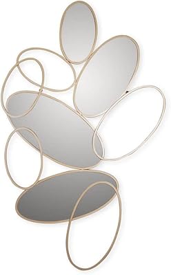 Pan Emirates Decorative Mirror, Size 88 x 3 x 124 cm, gold color.. Shop with confidence at DIAYTAR NIGERIA, enjoying competitive prices and delivery within 8 days.