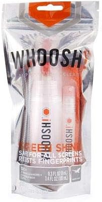 Whoosh! SCREEN SHINE, DUO - Fully natural cleaner for use on all devices - 100 ml sprayer and 8 ml travel format bottle with 2 microfiber cloths.. No hidden costs, no long delays — just DIAYTAR Nigeria convenience.