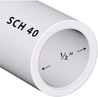 PVC plastic hose SCH40 1/2 inch (0.5) Personalized length - 1 foot.. DIAYTAR NIGERIA makes every shopping desire a reality with affordable prices and delivery in 5-8 days.