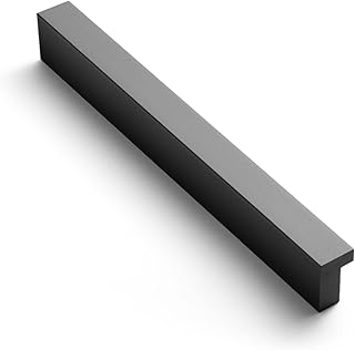 GO -KEY 12 -piece cabinet handles - 5 "black drawer buttons (128 mm) in the center of the holes - Solid tilt drawer buttons for kitchen cabinets - finger handles - finger handles.. DIAYTAR NIGERIA combines extensive product options with budget-friendly prices, delivered in 5-8 days.