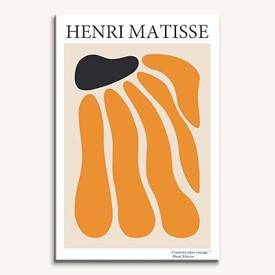 Kizzed Henri Matisse wall art poster for the house, abstract floral print pattern for wall decoration, size 12 x 18 inches without framework.. Shop with purpose at DIAYTAR NIGERIA and receive your purchases at unbeatable prices within the week.