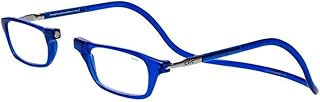 Click magnetic reading glasses, computer players, replaceable glasses, adjustable, original, blue, m branches.. Your shopping dreams realized through DIAYTAR NIGERIA's affordable platform with reliable delivery times.