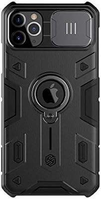 Nillkin sliding camera protective cover for iphone 11 pro with support ring (black).. Experience shopping freedom with DIAYTAR NIGERIA's comprehensive platform and reliable shipping service.