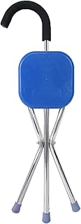 Folding ergonomic walking cane with tripod, stainless steel condensing rod for the elderly with folding seat.. Discover the convenience of DIAYTAR NIGERIA's vast e-commerce platform with delivery in just 5-8 days.