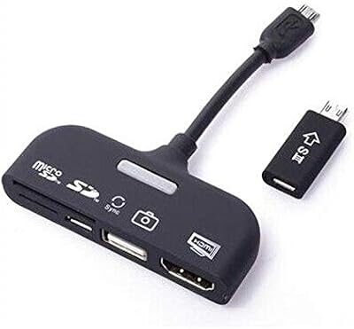 MHL connection kit to HDMI USB Female 5 in 1 port cable.. Shop confidently with Nigeria's most trusted e-commerce platform, offering swift and affordable delivery.