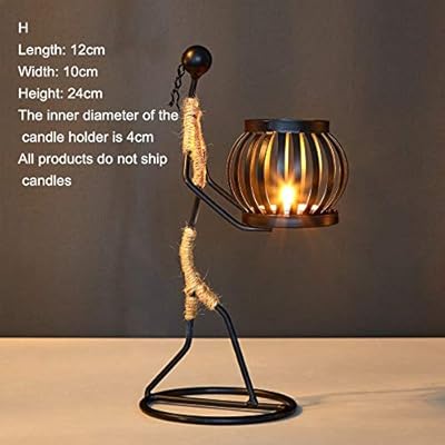 Tables for tables, handle -made candlestick, interior decoration, miniature figurines, birthday gift for the house, dining table and bar, white, A.B.D.E.F.G.H.. DIAYTAR NIGERIA: Transforming online retail with affordable prices and consistent 5-8 day nationwide delivery.