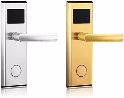 ZLXDP door steel door lock of good quality, smart door lock with RFID card, electric hotel door lock (color: 5 rooms, size: interior left).. Shop confidently with DIAYTAR NIGERIA's vast product range and budget-friendly nationwide shipping.