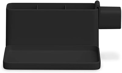 Brunt Vale bureau tray and organizer for small objects, stationery, accessories, smartphones and smart watches, charcoal.. Shop with purpose at DIAYTAR NIGERIA, where your money goes further and delivery is always prompt.