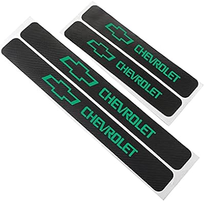4 rooms film sticker of car door threshold for chevrolet captiva cruze trax anti-ray-ray film in carbon fiber for car door threshold.. Save more, wait less — DIAYTAR Nigeria delivers faster than ever.