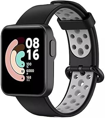 Dado silicone spare strip compatible with Mi Smart Watch Lite, two -color band.. Experience shopping freedom with DIAYTAR NIGERIA's comprehensive marketplace delivered within 8 days.