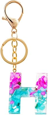 Oligi glitter initial letter resin keychain key holders handbag carms accessories.. Experience shopping freedom with DIAYTAR NIGERIA's comprehensive platform and reliable shipping service.