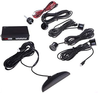 12 V universal rear parking radar system with 4 LED sensors and lights - GK412 K412S.. DIAYTAR NIGERIA: Your trusted partner for affordable online shopping with reliable delivery timeframes.