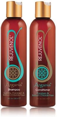Shampoo and Post-Shampoo Box Rejuvenol Argania 240 ml without parabens or sodium chloride.. Experience budget-friendly shopping at DIAYTAR NIGERIA, Nigeria's premier online marketplace with quick delivery.
