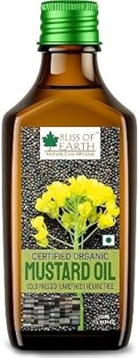Bliss of Earth 500 ml organic mustard oil for cooking and hair, cold pressed, without hexane.. Affordable choices, delivered fast — that's the DIAYTAR Nigeria promise.