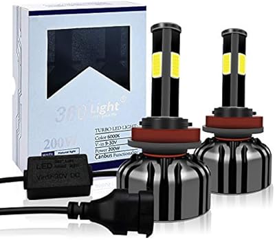 LED headlight bulb H11 H8/H9/H16 250 W, 4-side conversion kit, Super bright 9,000 lumens car headlight, high and low fog buckle with CANBUS and error-free anti-signing, 12 month warranty conpex.. DIAYTAR NIGERIA: Simplifying access to thousands of products with affordable nationwide shipping.