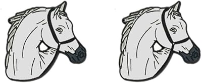2 pieces of metal poster with a White Horse Design Abu Dhabi, 2D, 3x3 cm.. From kitchen tools to phones — DIAYTAR Nigeria ships it all in a week.