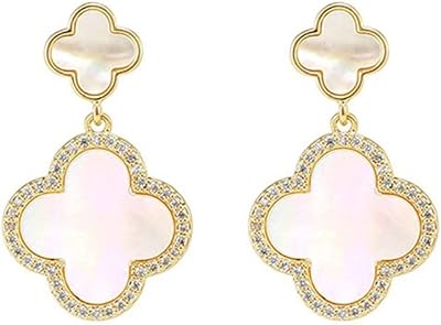Creole earrings in Sterling 925 gold plated with crystal pendants and natural precious stones for women.. Everything you need is just a click away with DIAYTAR Nigeria — shop now and receive your order in days.