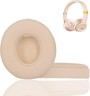 SIVVI professional replacement earworks, compatible with Supra-Auricular Wireless Beats Solo 2 and Solo 3 headphones with flexible protein leather and powerful adhesive tape (satin).. DIAYTAR NIGERIA brings affordable shopping solutions to every corner of Nigeria in just 5-8 days.
