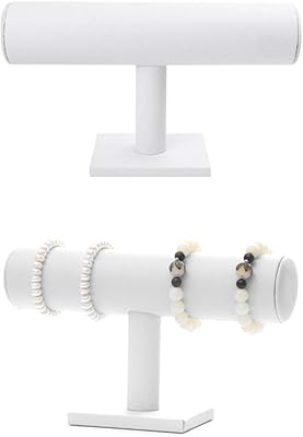Support to present bracelets, watches, necklaces, jewelry and rings (white), white, 23*7cm.. DIAYTAR NIGERIA transforms desires into deliveries with our affordable prices and dependable shipping.