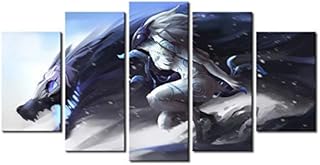 Yansang Modular Images Wall Images Impressions of Art 5 Pieces Candé Candé Painting Home Bedside Modern Decor Modern Art Poster 22 "X 40" White Yansang001.. Your go-to destination for affordable online shopping, DIAYTAR NIGERIA delivers in under 8 days.