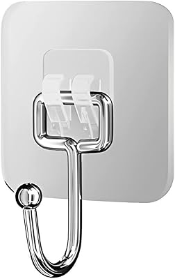 Mikakoz Wall hooks 22 lb Reusable transparent hooks seamless hook.. DIAYTAR NIGERIA bridges the gap between desire and affordability with nationwide delivery in under 8 days.
