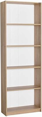 Loving Furniture Large Modern Storage Shelf with 5 shelves, L64 cm x H182 cm x P26 cm, Tori.. DIAYTAR NIGERIA: Where thousands of products meet affordable prices and reliable 5-8 day delivery.